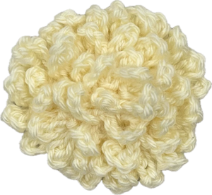 Emma Knit Beanie Pattern with Crochet Flower Pattern by Knots of Love
