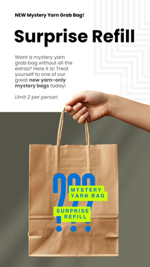 NEW Mystery Yarn - Surprise Yarn Refill Bag!