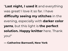 Load image into Gallery viewer, Lumos Knit &amp; Crochet Light