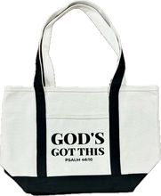 Load image into Gallery viewer, God's Got This - Large Canvas Tote